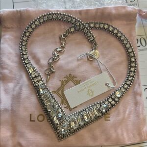 Loren Hope Silver and Crystal Necklace